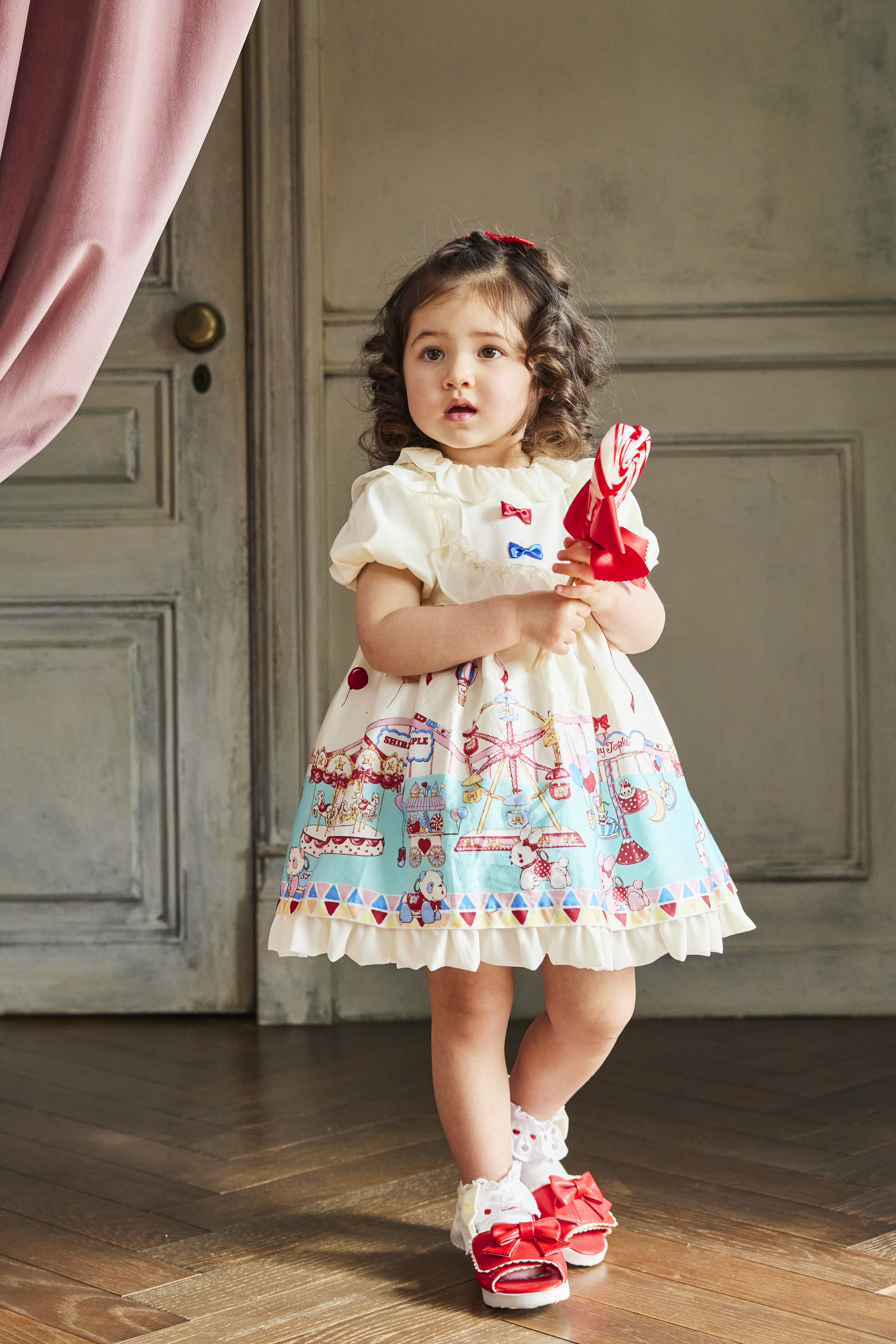 シャーリーテンプルランドプリントワンピース(Toddler) – Shirley